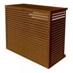 DECOCLIM Decoclim cache clim aluminium - brun argile ral 8003 - xl (dim int : h 1200 x l 1310 x p 650-800 mm profondeur ajustable : 150 mm) DECOCLIM-23AXL8003
