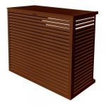 DECOCLIM Decoclim cache clim aluminium - brun rouge ral 8012 - xl (dim int : h 1200 x l 1310 x p 650-800 mm profondeur ajustable : 150 mm) DECOCLIM-23AXL8012