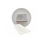 DECOCLIM Decoclim sous-face aluminium - blanc crme ral 9001 - xl et option xxl DECOCLIM-23AXL9001-SSF