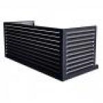 DECOCLIM Decoclim cache clim aluminium - noir fonc ral 9005 - option xxl (dim int : h 500 x l 1310 x p 650-800 mm profondeur ajustable : 150 mm) DECOCLIM-23AXXL9005