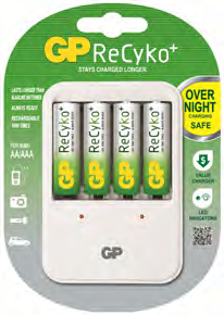 Photo CHARGEUR RECYKO PB420 + 4 AA RECYKO | Ref : 202179