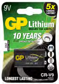 Photo BLISTER DE 1 PILE 9V LITHIUM | Ref : 255076
