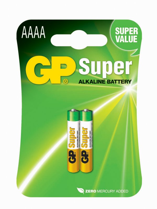 Photo BLISTER DE 2 PILES AAAA   LR61 SUPER | Ref : 151023