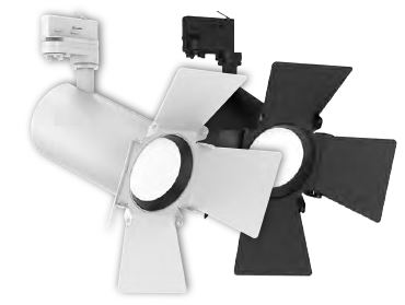 Photo VOLETS REGLABLES POUR SPR 35W BLANC | Ref : SPRACC2BL