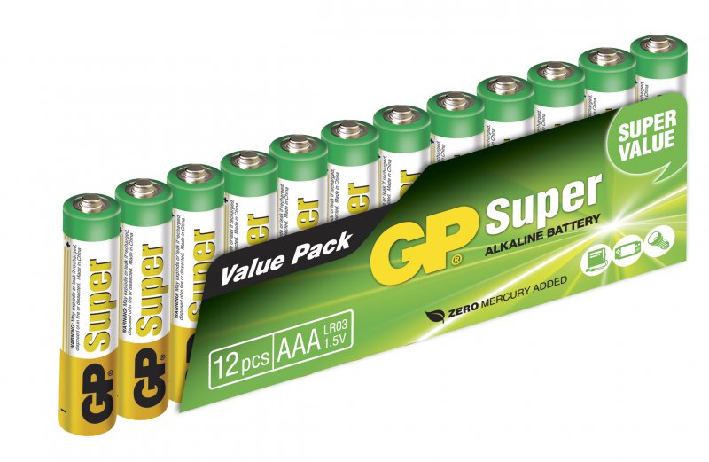 Photo PACK 12AAA SUPER ALCALINES | Ref : 151035