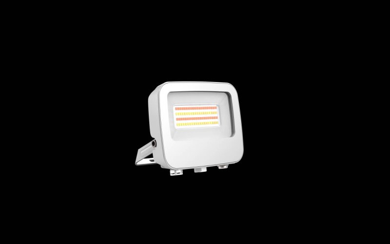 Photo PROJECTEUR LED SLIM BLANC CCT 10/20/30W MULTI PUISSANCE (GAMME RESIDENTIEL SLIM) | Ref : XY123BL