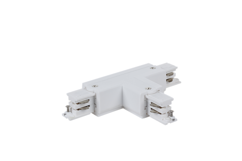 Photo CONNECTEUR EN T DROIT L2 BLANC | Ref : COTD2BL