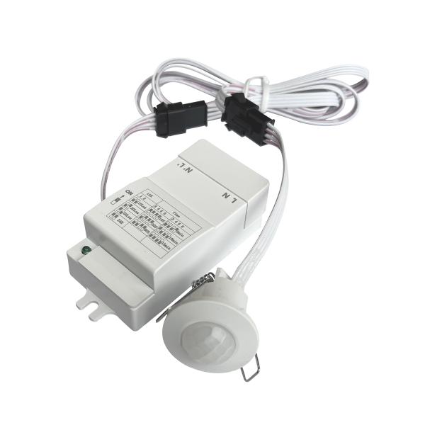 Photo DETECTEUR ENCASTRE INFRA ROUGE MINI LED | Ref : DETECTEUR IR MINI