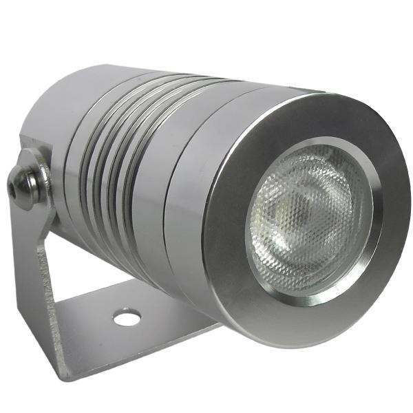 Photo 3000K Spot piquet LED alu gris 5W-IP65-220V | Ref : EN53