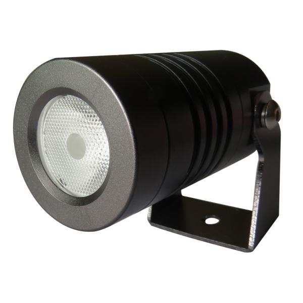 Photo 3000K Spot piquet LED alu noir  5W-IP65-220V | Ref : EN53N