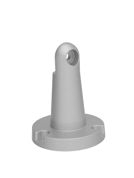 Photo EMBASE ALU GRISE POUR SPOT PIQUET 9W ET 24W - ACCESSOIRE EXTERIEUR  | Ref : ENEMBAL