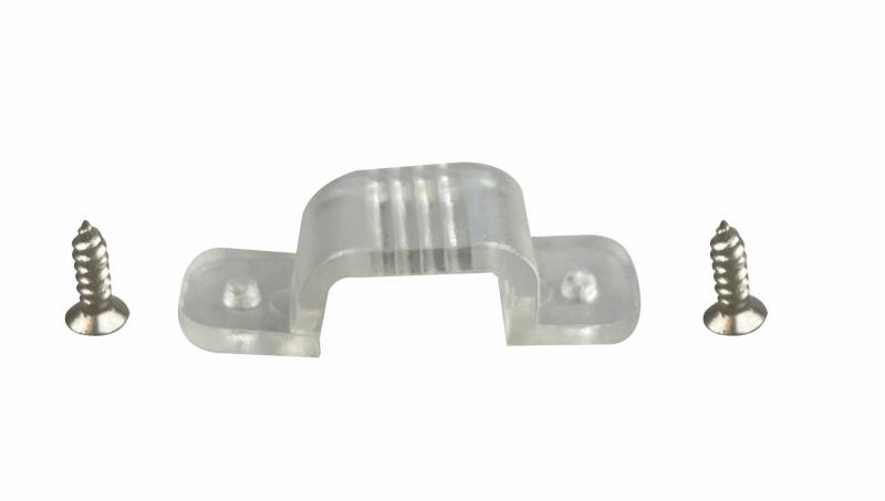 Photo ATTACHE IP65 POUR RUBAN LED DE CHANTIER 50 METRES IP65 AVEC DEROULEUR 220V 5000K L50050W. ACCESSOIRE INTERIEUR ET EXTERIEUR. STRIP LED | Ref : L50054W