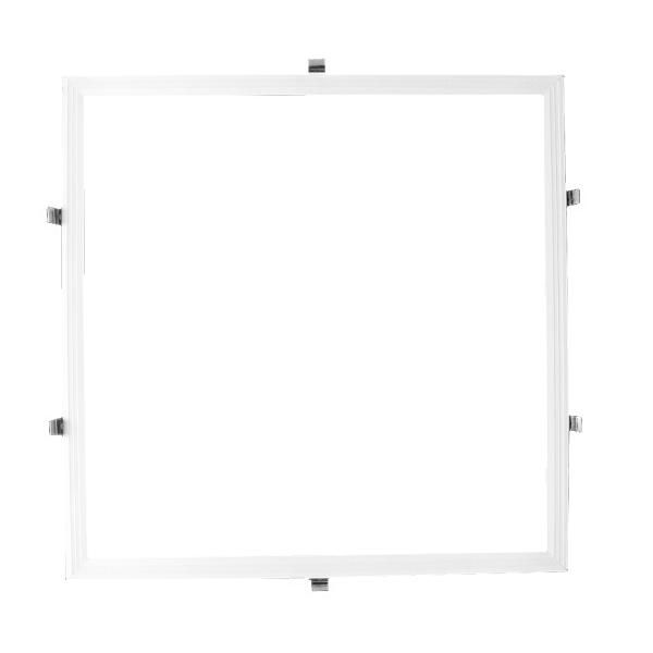 Photo KIT PLACO DALLE LED 600X600 (EN ALUMINIUM. PERMET D\'INTEGRER DANS UN PLAFOND EN PLACO UNE DALLE LED) COMPATIBLE AVEC NOS GAMMES SIPLXXX ET NOTRE VIXXX. PANNEAU LED | Ref : SIKP001