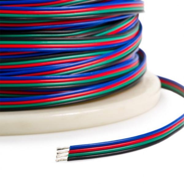 Photo 1CM CABLE POUR STRIP RGB | Ref : SISCABLERGBN