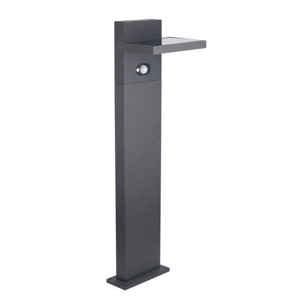 Photo BORNE SOLAIRE ANTHRACITE 200LM 199-187-600MM LED | Ref : SO34