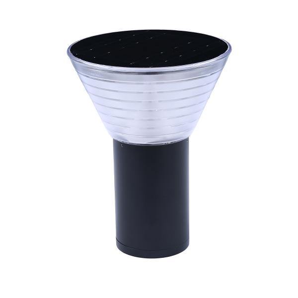 Photo BORNE SOLAIRE NOIRE 100LM LED | Ref : SO36