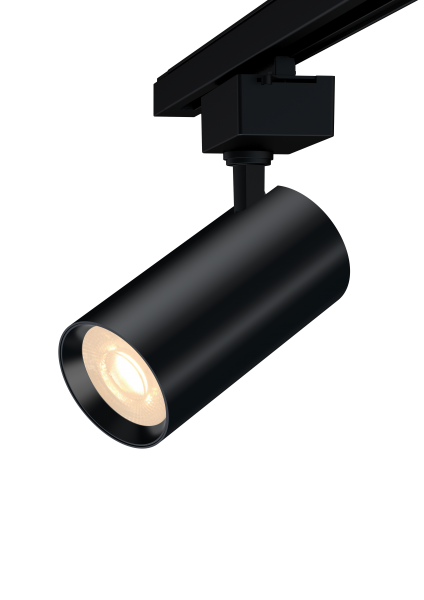 Photo SPOT LED SUR RAIL (3 ALLUM) 35W CHANGEMENT DE COUL N COMPATIBLE AVEC LES RAILS REFERENCES R1NR. R1BL. R2NR. R2BL. R3NR. R3BL (LE CHANGEMENT DE COULEUR PERMET SANS CHANGER LE LUMINAIRE DE CHANGER D\'AMBIANCE) | Ref : SPR35NR