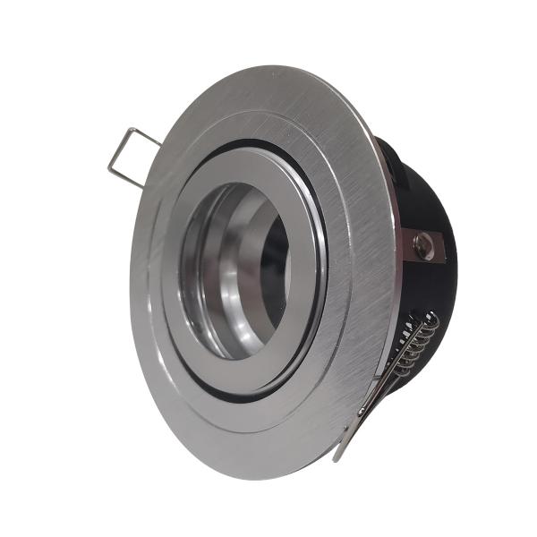Photo Spot BBC RT2012 alu brosse orientable rond LED | Ref : SPRABO