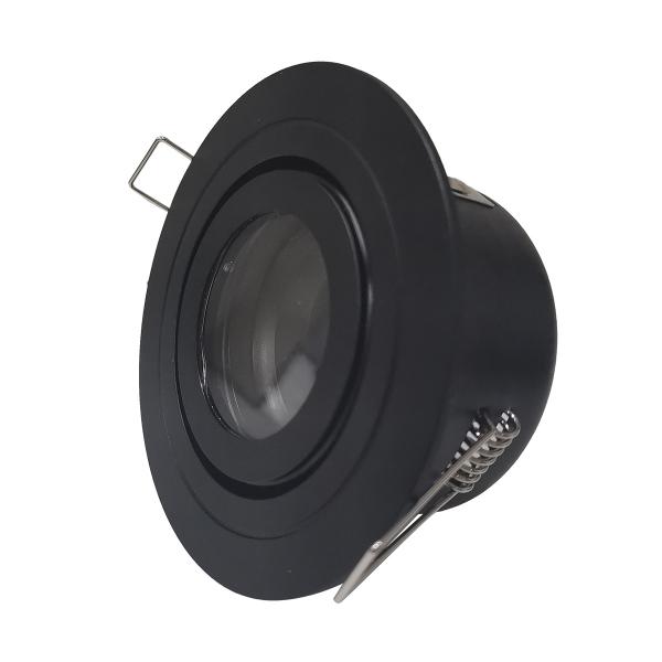 Photo Spot BBC RT2012 noir orientable rond LED | Ref : SPRNO