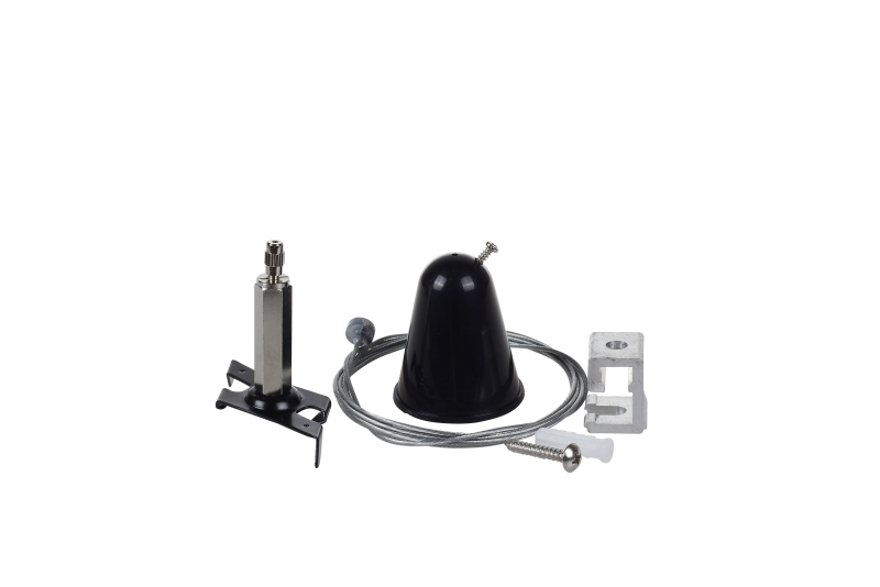 Photo KIT DE SUSPENSION NOIR COMPATIBLE AVEC LES RAILS REFERENCES R1NR. R2NR. R3NR | Ref : SUNR
