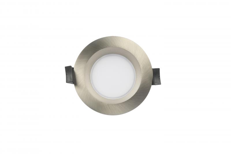 Photo SPOT DOWNLIGHT LED 7W DIMMABLE TRI COUL. ALU BROSSE | Ref : UP007AB
