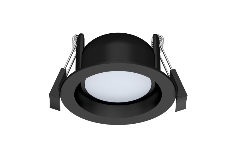 Photo SPOT DOWNLIGHT LED 7W DIMMABLE ORIENTABLE RT2012 NOIR | Ref : UP007ORTN