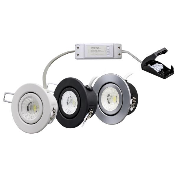 Photo SPOT DOWNLIGHT LED 7W DIMMABLE  TRI COUL | Ref : UP009