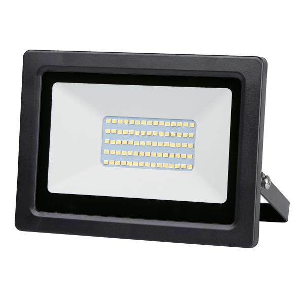 Photo PROJECTEUR LED 50W NOIR 4000K (GAMME RSIDENTIEL SLIM) | Ref : XY50NR