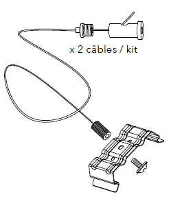 Vignette 2 produit KIT DE SUSPENSION POUR ETANCHE LED | Ref : SIKS002