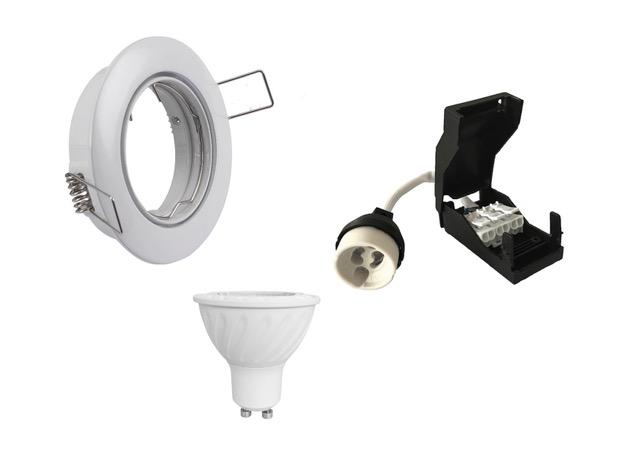 Vignette 2 produit KIT SPOT LED BLANC ORIENTABLE 4000K | Ref : KITSPBO4