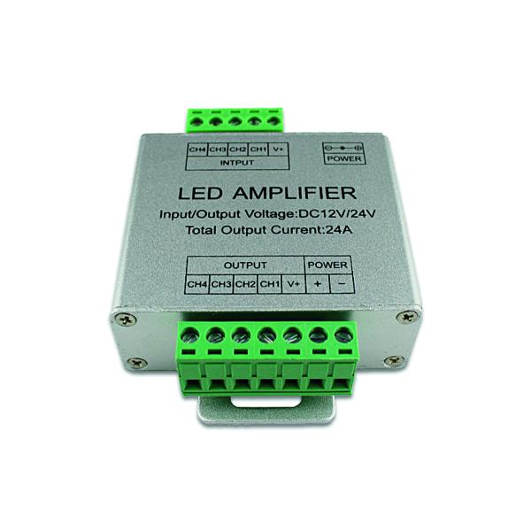 Vignette 2 produit Amplificateur Pour Ruban LED RGB 24V DC | Ref : SICAMPLI