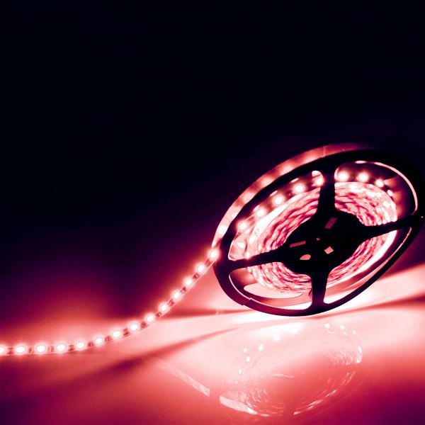 Vignette 2 produit Strip, ruban , galon led - 24VDC - IP20-15W-ROUGE | Ref : SISN-5050-ROUGE-15W