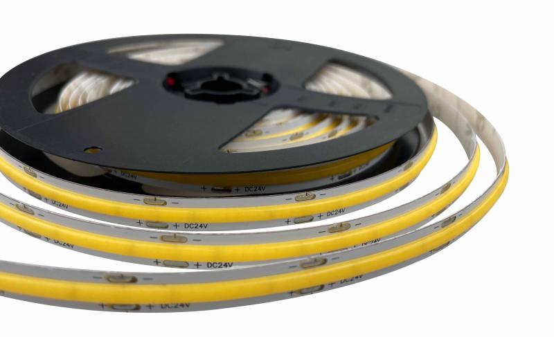 Vignette 2 produit Strip, ruban , galon COB 512 LED 11W/M 4000K 24VDC 1100LM IP20 | Ref : SISN-COB-512-NW2