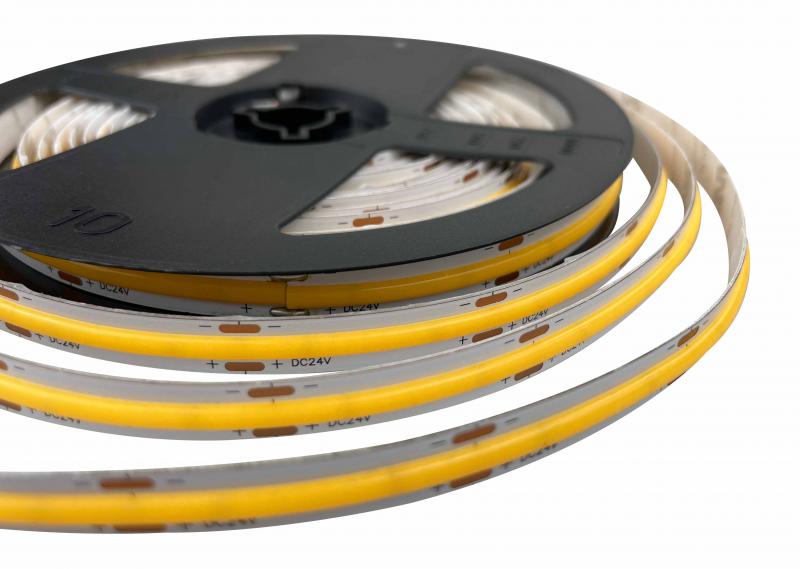 Vignette 2 produit Strip, ruban , galon COB 512 LED 11W/M 3000K 24VDC 1050LM IP20 | Ref : SISN-COB-512-WW2