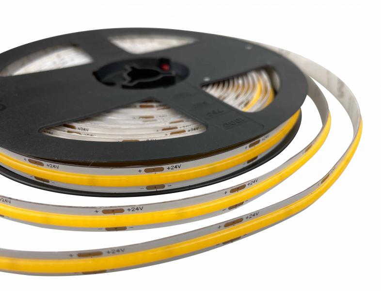Vignette 2 produit Strip, ruban , galon COB 512 LED 11W/M 3409K 24VDC IP65 BOUCHERIE | Ref : SISNE-COB-512-BUT