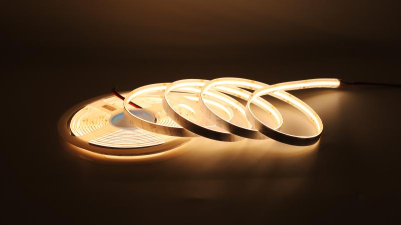 Vignette 2 produit RUBAN. GALON. STRIP . COB 17W/M 4000K 5M 24 VDC 2000LM IP65 COUPE POSSIBLE TOUS LES 3.1CM. APPAREIL INTERIEUR ET EXTERIEUR | Ref : SISNE-COB-WW2-17W