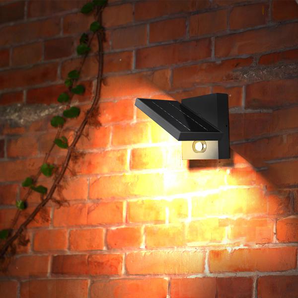 Vignette 2 produit APPLIQUE SOLAIRE ANTHRACITE 200LM LED | Ref : SO33