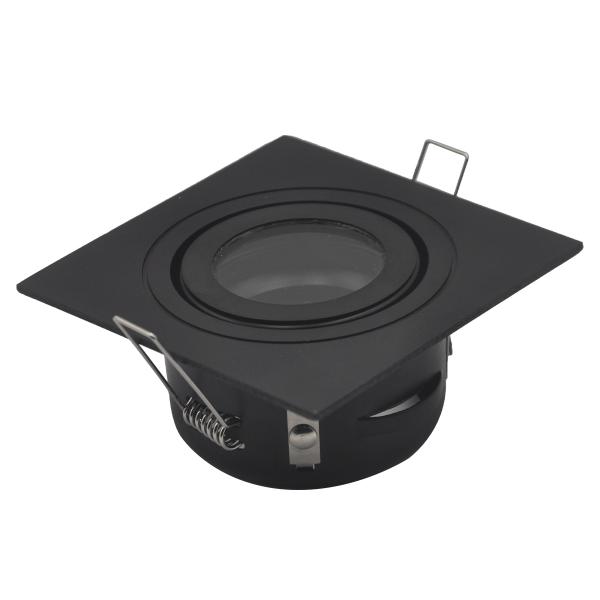 Vignette 2 produit Spot BBC RT2012 noir orientable carre LED | Ref : SPCNO