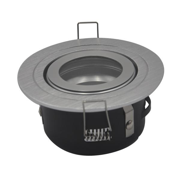 Vignette 2 produit Spot BBC RT2012 alu brosse orientable rond LED | Ref : SPRABO
