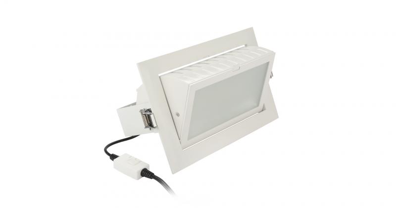 Vignette 2 produit ENCASTRE RECTANGULAIRE BLANC 40W 3000-4000-6000K LED | Ref : UP040RCB