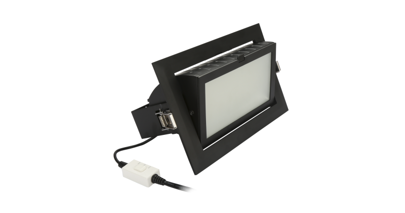 Vignette 2 produit ENCASTRE RECTANGULAIRE  NOIR 40W 3000-4000-6000K LED | Ref : UP040RCN