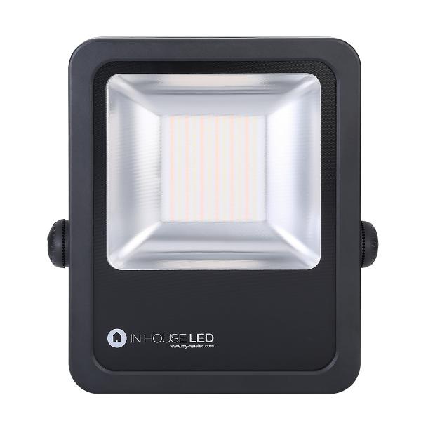 Vignette 2 produit Projecteur PRO LED NOIR 120W 3000-4000-6000K (RACCORDEMENT A L'INTERIEUR) | Ref : XY0120NR