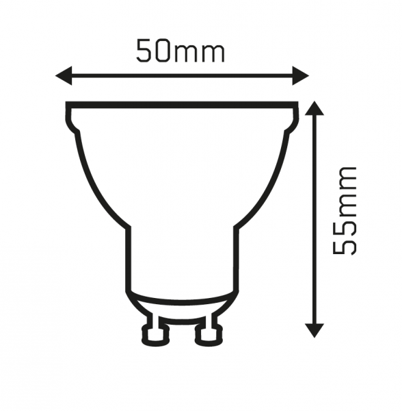 Vignette 3 produit Ref : L95001 | LAMPE, SOURCE, AMPOULE  GU10-6W�500LM 3000K LED