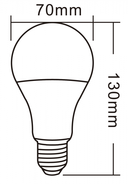 Vignette 3 produit Ref : L95103 | LAMPE, SOURCE, AMPOULE E27 LED 15W 3000K. 1420lm
