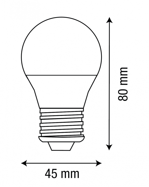 Vignette 3 produit Ref : L95106 | LAMPE, SOURCE, AMPOULE E27 LED 5W 4000K.  450lm