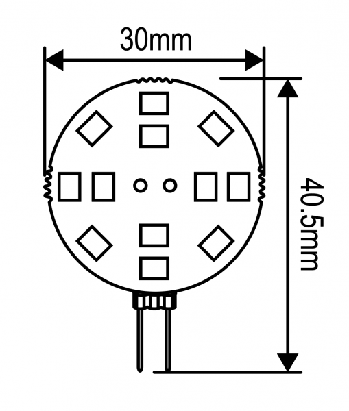 Vignette 3 produit Ref : L95506 | LAMPE, SOURCE, AMPOULE G4 bulb 2W  3000K  180lm LED