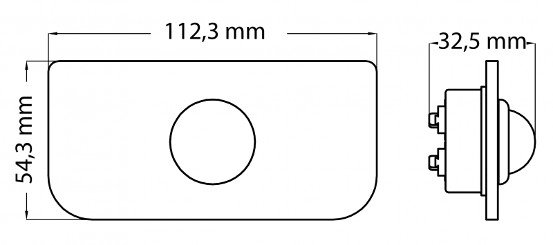 Vignette 3 produit Ref : PRODETEC15NR | DETECTEUR IR POUR PROJECTEUR PRO15NR LED