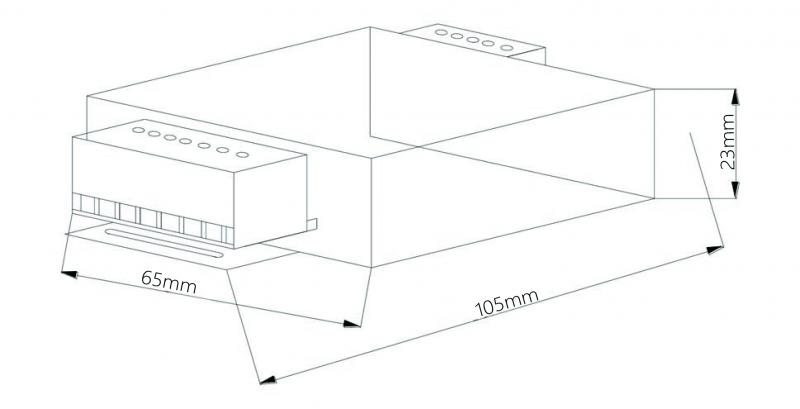 Vignette 3 produit Ref : SICAMPLI | Amplificateur Pour Ruban LED RGB 24V DC