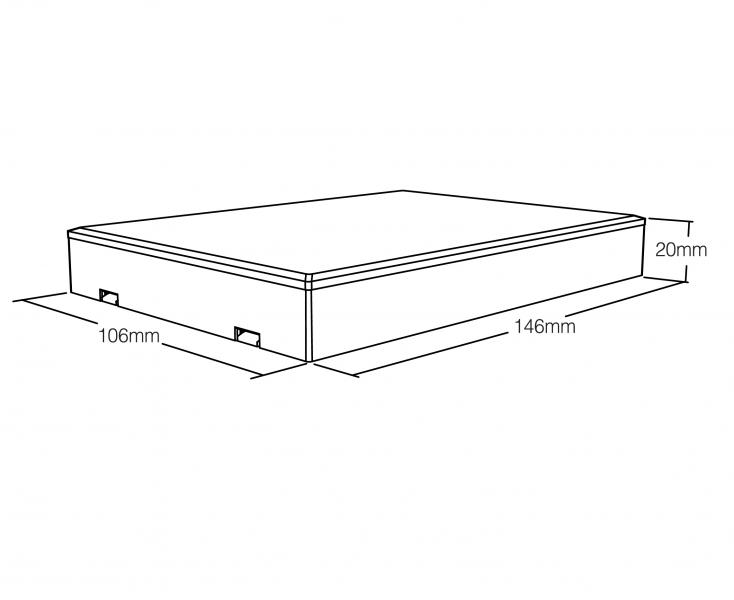 Vignette 3 produit Ref : SICROMUR8RGBW | TELECOMMANDE MURALE 8Z RGBW LED