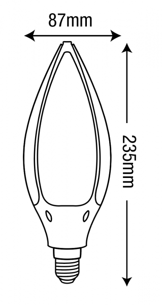 Vignette 3 produit Ref : SIFR0303000 | SOURCE, LAMPE, AMPOULE DE PUISSANCE 30W 2700K LED E27